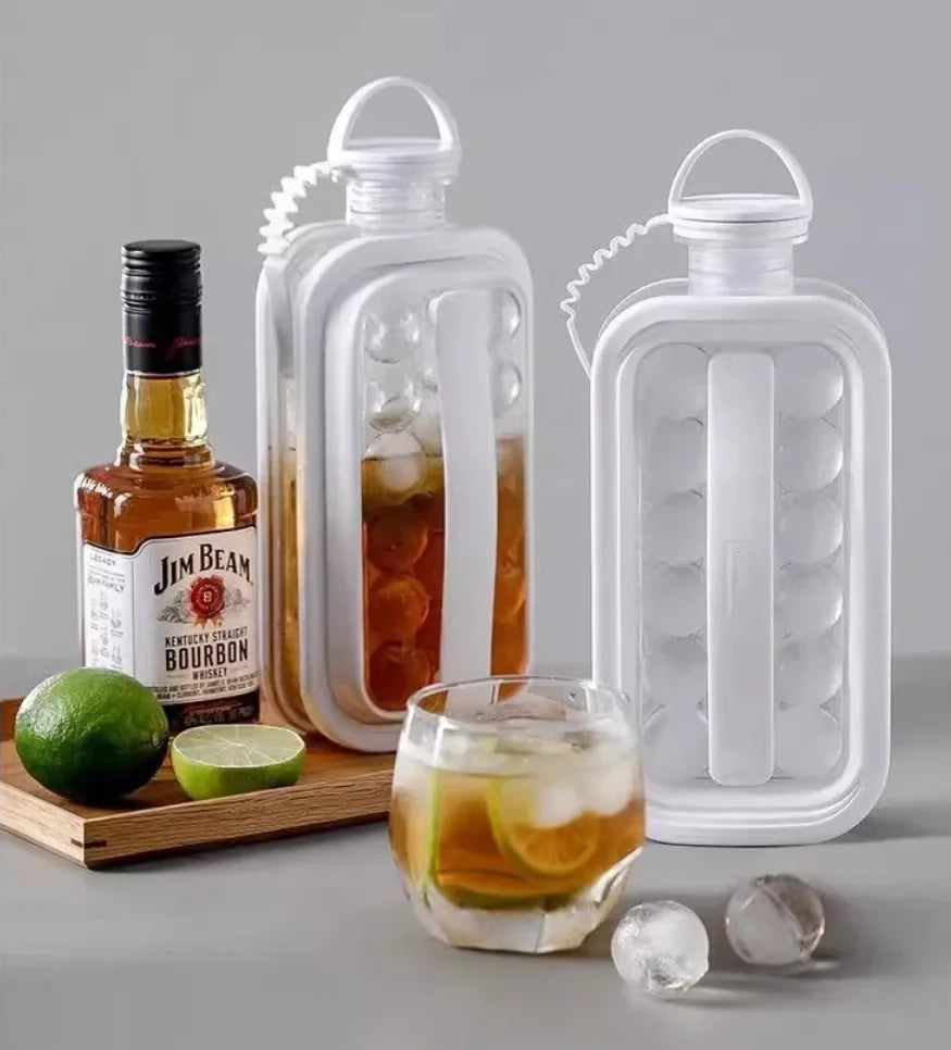Portable Collapsible Ice Ball Maker