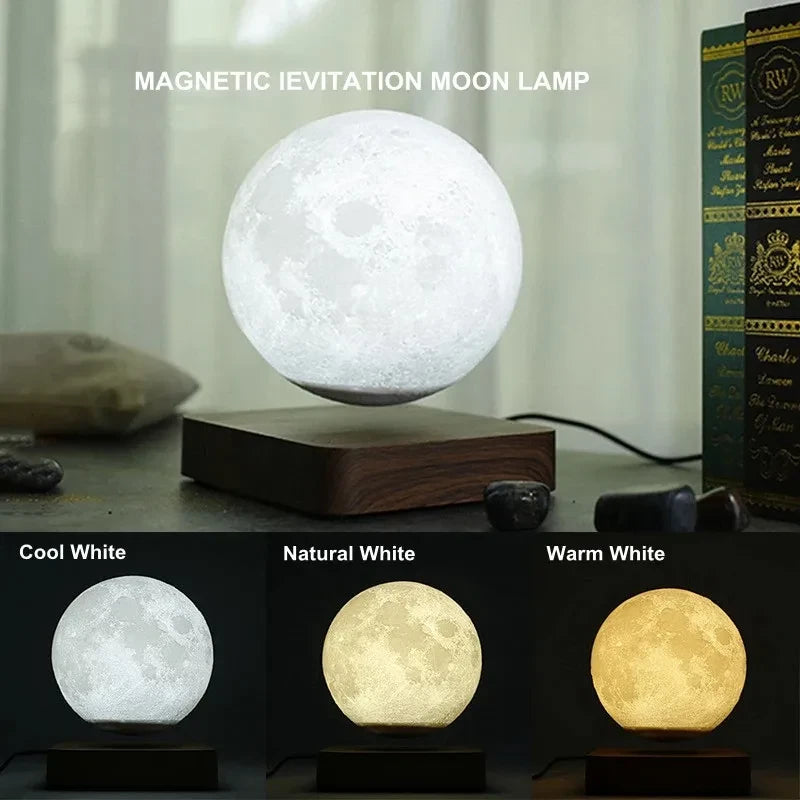 Levitating 3D Printed Moon Lamp