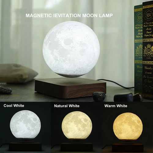 Levitating 3D Printed Moon Lamp